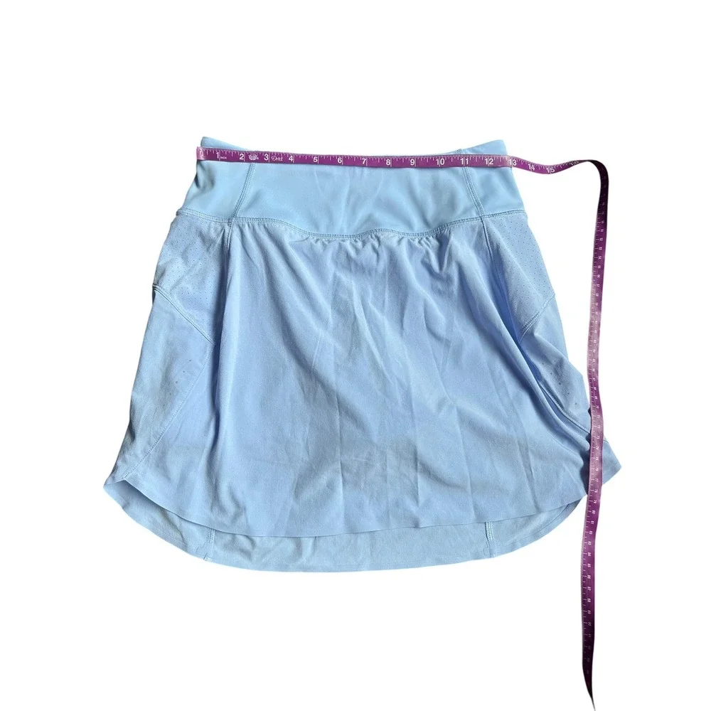 Athleta Run With It 16 Skort Light Blue Periwinkle XS‎ Running Tennis Skirt
